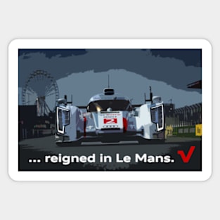 R18 Reigned in Le Mans Sticker